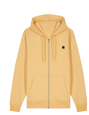 Hoodie Zippé HONO WAVY- logo noir brodé