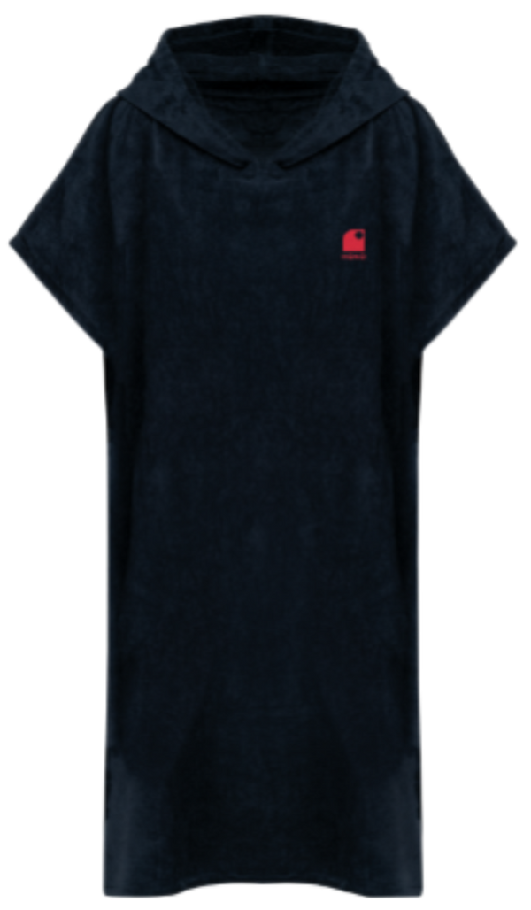 Poncho_noir _unisexe_en_coton_biologique_confortable_eco-responsable_idal_pour_le_surfwear_et_le_style_casual_disponible_dans_notre_surfshop_en_France