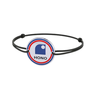 Bracelet HONO TEAM plaqué argent émaillé