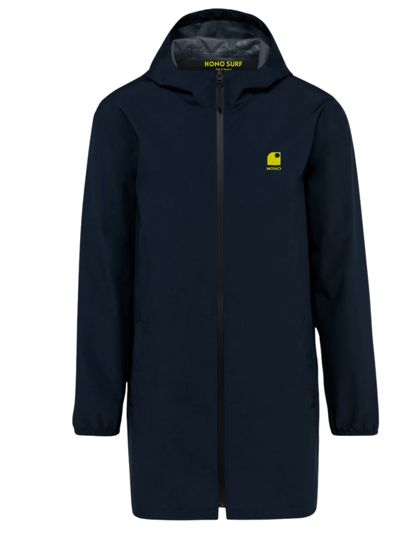 Veste imperméable éco-responsable unisexe HONO noire