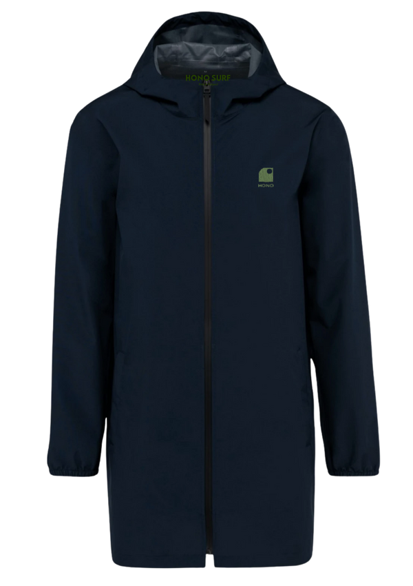 Veste imperméable éco-responsable unisexe HONO noire