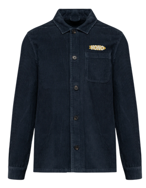 Surchemise velours éco-responsable HONO bleu navy