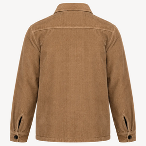 Surchemise caramel en velours surfwear éco-responsable