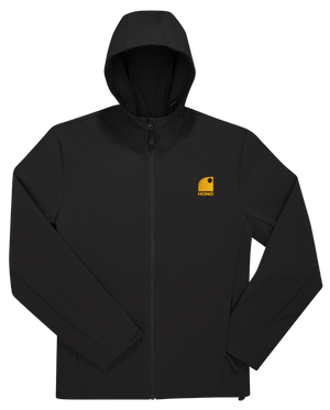 Veste Softshell  3 Couches Recyclée – Protection Chaude & Durable-Noire