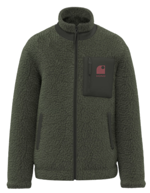 Veste HONO , sherpa éthique, matière recyclée et surfwear  et surfshop français.