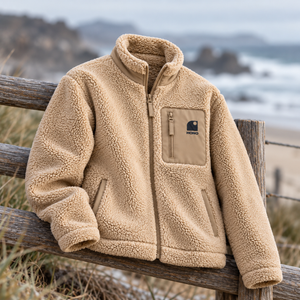 Veste polaire  unisexe – Polaire éco chaude et durable-beige