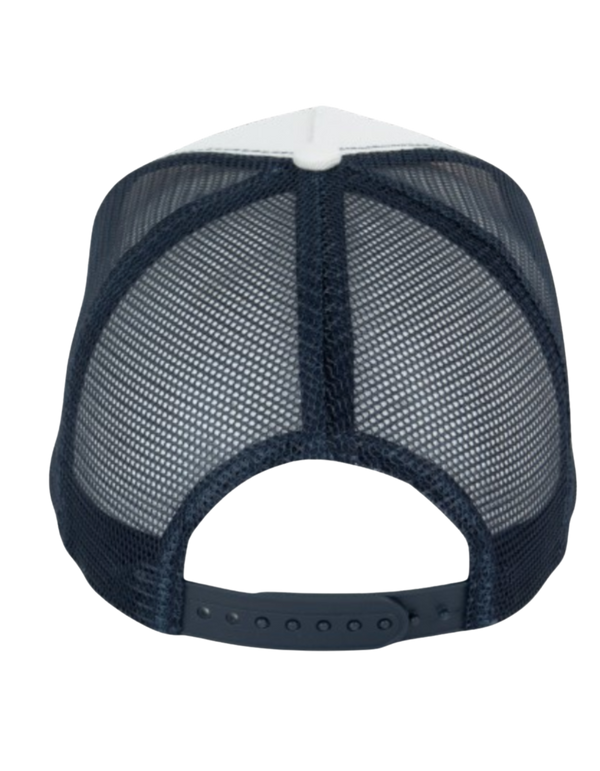 Trucker Curcuma/ Navy Blue- HONO Wave Curcuma brodé