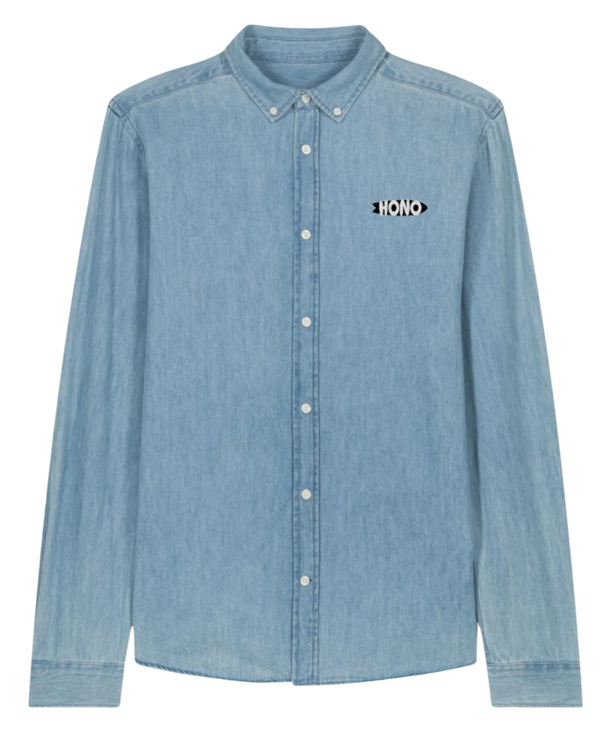 chemise en jean eco responsable hommeSurf, surfwear éco-responsable en France. Surfwear chemise  homme  jean chaud et confortable disponible sur notre surfshop – surfwear France