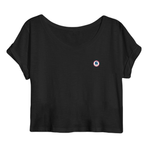 Crop Top HONO manches roulées éco responsable