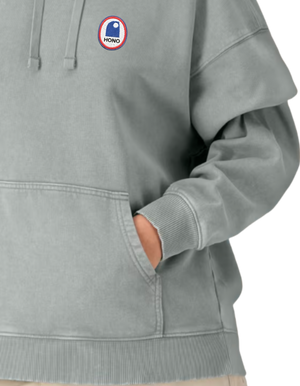 Sweat à capuche Oversize Vintage Ocean Grey – HONO Surfwear Durable