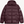 Doudoune chaude en nylon recyclé HONO Surfwear bordeaux, avec capuche et logo brodé sur la manche