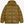 Doudoune chaude en nylon recyclé HONO Surfwear couleur bronze, avec capuche et patch logo brodé sur la manche
