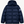 Doudoune hiver navy écoresponsable HONO en matières recyclées, coupe confortable et logo brodé sur la manche gauche