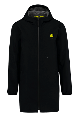 Veste imperméable éco-responsable unisexe HONO noire