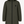 Imperméable recyclé kaki HONO doublé polaire avec capuche et broderie noire, surfwear bio écoresponsable et marque française