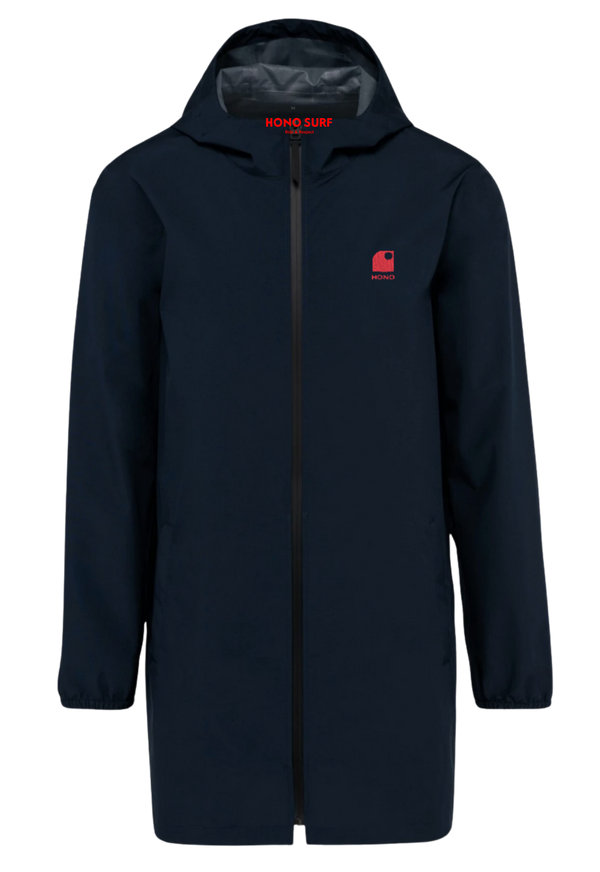 Veste imperméable éco-responsable unisexe HONO noire