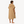 Poncho de surf beige en coton bio HONO porté par un homme, vue de dos, surfwear français durable et éco-responsable