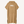 Poncho de surf beige en coton bio HONO avec logo blanc, vue de face, surfwear français durable et éco-responsable