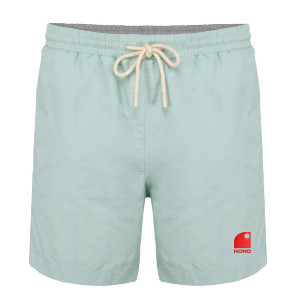 Short de bain éco-responsable  HONO Wave -bleu lagon-