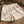 Short éponge femme blanc cassé HONO Surf avec logo brodé corail, en coton bio, marque de surf française éco-responsable