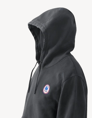 Sweat à capuche Vintage noir Used oversize – HONO Surfwear Durable