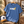 T-shirt HONO Surf bleu en coton bio, style vintage avec logo HONO Ride & Respect, accompagné d’une casquette HONO