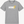 T-shirt HONO Surf gris chambré en coton bio, style vintage avec logo HONO Ride & Respect
