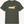 T-shirt HONO Surf vert kaki en coton bio, style vintage avec logo HONO Ride & Respect