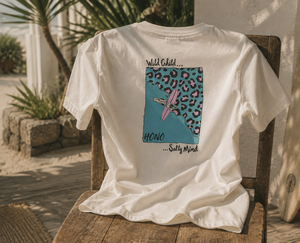 T-shirt surf art HONO en coton bio, édition limitée, marque de surf française éco-responsable