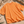 T-shirt surf éponge femme orange HONO Surf en coton bio avec logo brodé, marque de surf française éco-responsable