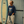 T-shirt surf oversize vintage bleu marine en coton bio HONO, surf art en collab artiste, surfwear français écoresponsable.