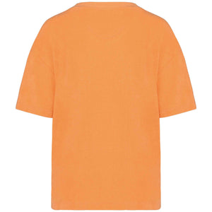 T-shirt surf femme HONO en éponge bio abricot, vue dos