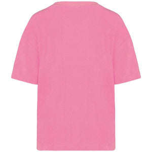 T-shirt surf femme HONO en éponge bio rose, vue dos