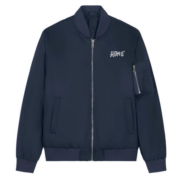 veste-bomber-durable-navy-hono-surf-signature-tiki-dos
