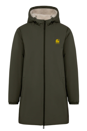 Veste imperméable doublée sherpa HONO Surf, surfwear éco-responsable en France. Surfwear chaud et confortable disponible sur notre surfshop – surfwear France.