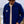 Veste atelier brodée  bleu indigo