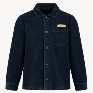 Veste chemise en velours cotelé bleu marine marque française de surf HONO