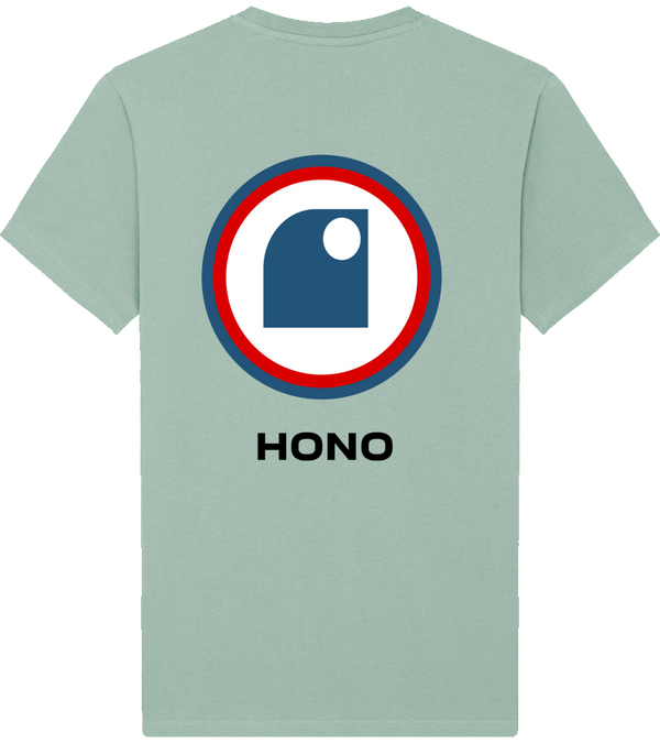 Camiseta HONO TEAM logo grande en la espalda 100% algodón orgánico